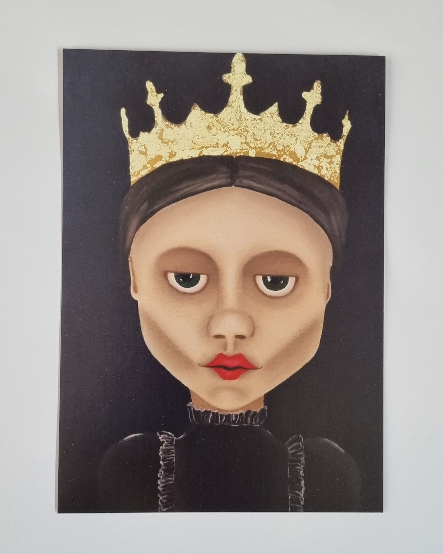 A5 Postcard 'King of her Own'