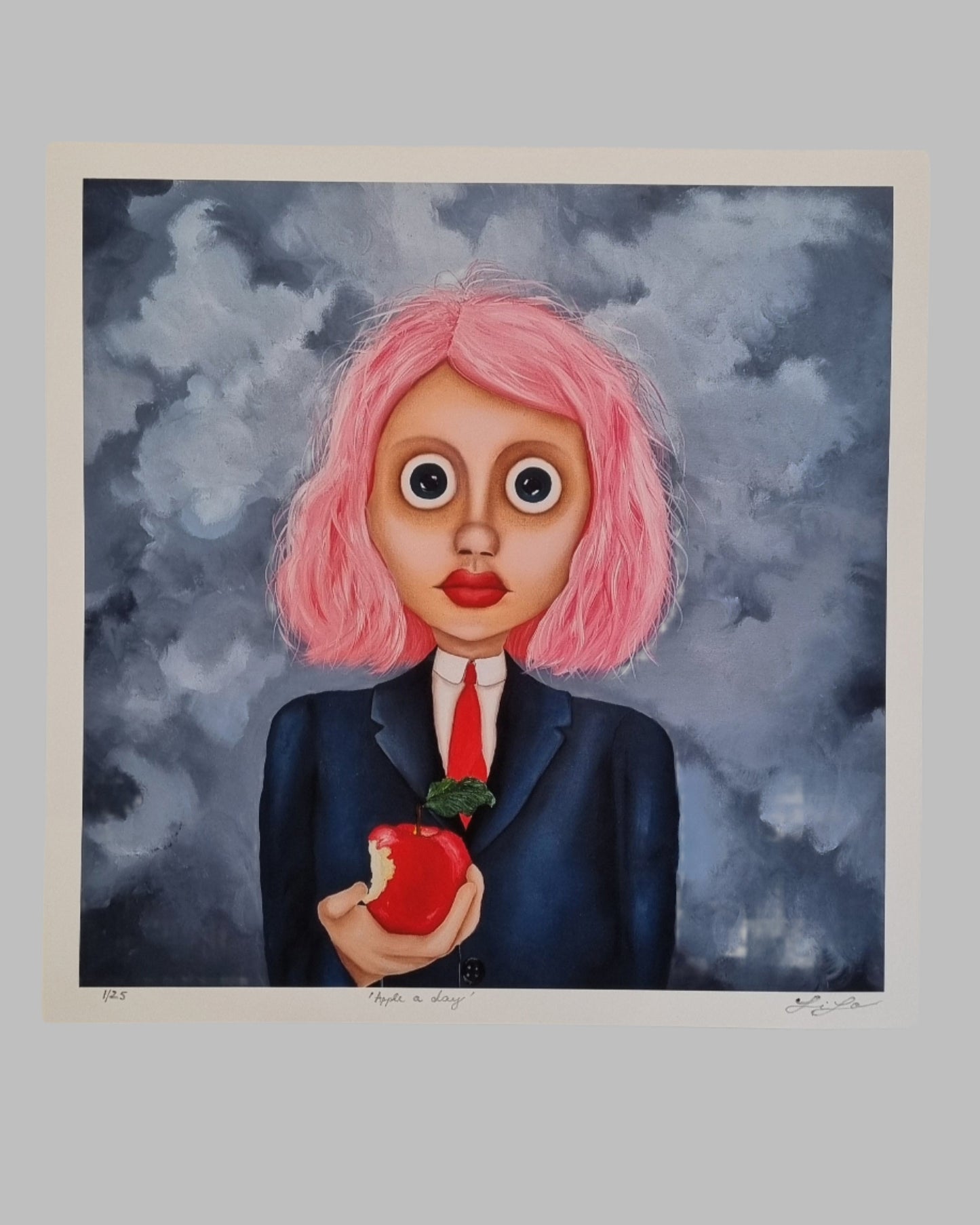 Limited edition print 'Apple a day'